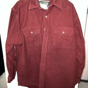 Field and stream flannel , 2 layered thick maroon flannel ,size XL ,